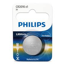 PHILIPS LITHIUM CR2016X1