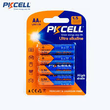 PKCELL ULTRA ALKALINE BATTERY AA4 LR6 1.5V