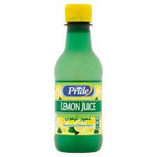 PRIDE LEMON JUICE 250ML
