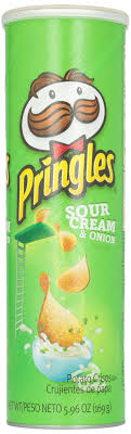 PRINGLES SOUR CREAM N ONION 169G