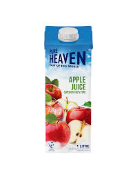 PURE HEAVEN APPLE JUICE 1L
