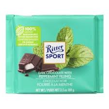 RITTER SPORT PEPPERMINT 100G