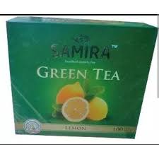 SAMIRA GREEN TEA LEMON 25TEA BAGS