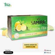 SAMIRA GREEN TEA LEMON N LIME 50G