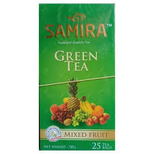 SAMIRA GREEN TEA MIXED FRUIT 25TEA BAGS