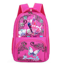 SCHOOL BAG WITH BUTTERFLY