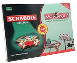 SCRABBLE ORIGINAL MONOPOLY NO:55173