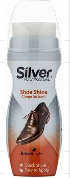 SILVER PREMIUM INSTANT SHOE SHINE BROWN