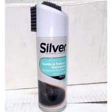 SILVER SUEDE SPRAY POLISH BLACK 200ML