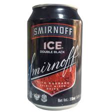 SMIRNOFF ICE DOUBLE BLACK WITH GUARANA 300ML