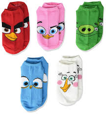 SOCKS BOYS ANGRY BIRDS 5PCS