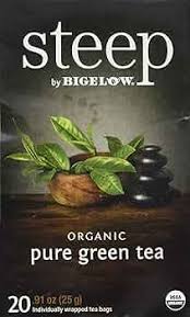 STEEP BY BIGELOW PURE GREEN TEA