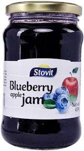 STOVIT JAM 430G APRICOT BLUEBERRY 430G