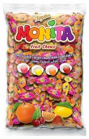 SUGABEE MONITA MIX FRUIT CHEWS 250G