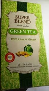 SUPER BLEND GREEN TEA WITH LIME N GINGER