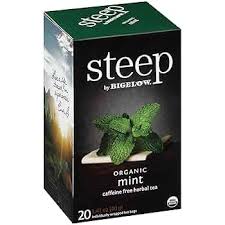 STEEP BY BIGELOW ORGANIC MINT TEA