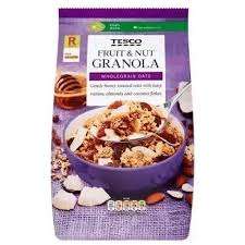 TESCO FRUIT AND NUT GRANOLA 1KG