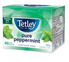 TETLEY PEPPERMINT TEA BY 40BAGS