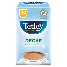 TETLEY DECAF TEA 125G