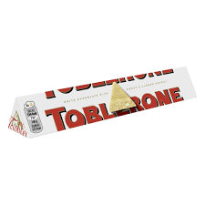 TOBLERONE WHITE CHOCOLATE 100G