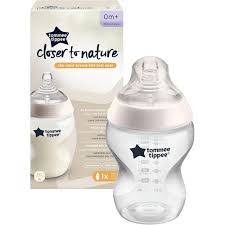 TOMMEE TIPPEE FEEDING BOTTLE 0M+ 260ML SLO