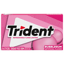 TRIDENT BUBBLE GUM