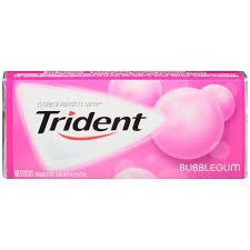 TRIDENT BUBBLEGUM 18 STICK