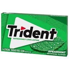 TRIDENT GUM SPEARMINT 14 STICKS