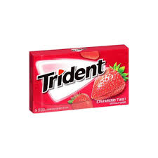 TRIDENT GUM STRAWBERRY 8G