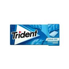 TRIDENT GUM SUGAR FREE PEPPERMINT 14G
