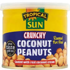 TROPICAL SUN COCONUT PEANUTS 165G