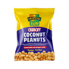 TROPICAL SUN CRUNCHY COCONUT PEANUTS 50G