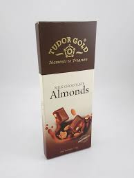 TUDOR GOLD MILK CHOCOLATE WITH ALMOND 375G