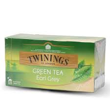 TWININGS GREEN TEA EARL GREY