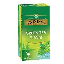 TWININGS GREEN TEA N MINT BY 25 BAGS