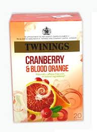 TWINNINGS CRANBERRY N BLOOD ORANGE TEA