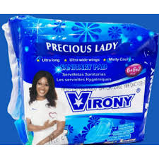 VIRONY PRECIOUS LADY SANITARY PAD 6+6+2 PCS