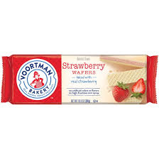VOORTMAN STRAWBERRY WAFERS 400G