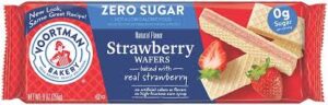 VOORTMAN SUGAR FREE WAFER STRAWBERRY