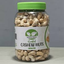 WHITE ROCK AGRO ROASTED UNSALTED CASHEW NUT 400G