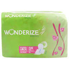 WONDERIZE SANITARY PAD  GREEN