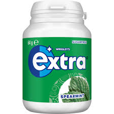 WRIGLEYS EXTRA SUGAR FREE GUM SPEARMINT 64