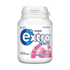 WRIGLEYS EXTRA WHITE GUMS BUBBLEMINT 64G